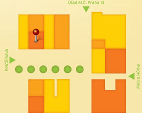 mapa Radýs